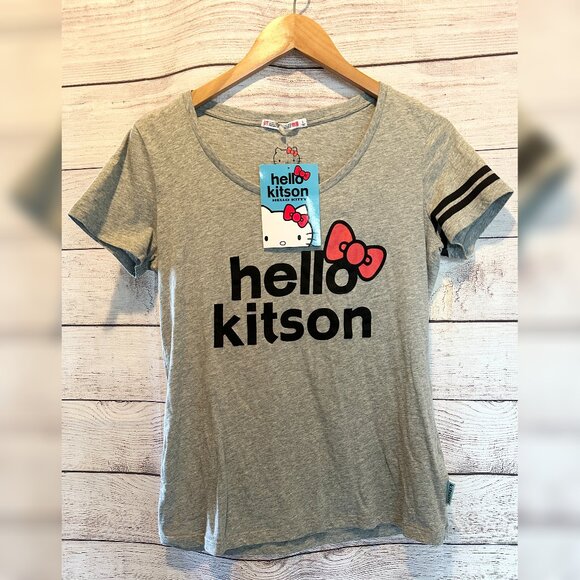 NEW Kitson X Hello Kitty collaboration tee shirt from Japan Women's Size Large - Picture 1 of 10
